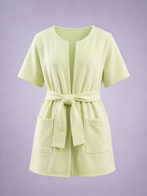 Dress with belt