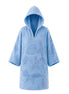 COIBA Handcrafted Unisex Adult Summer Poncho with White Pattern Detailing - Studio White Background Shot