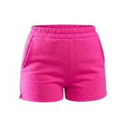 COIBA Casual Cut-Off Cotton Beach Shorts for Women - Studio White Background Shot