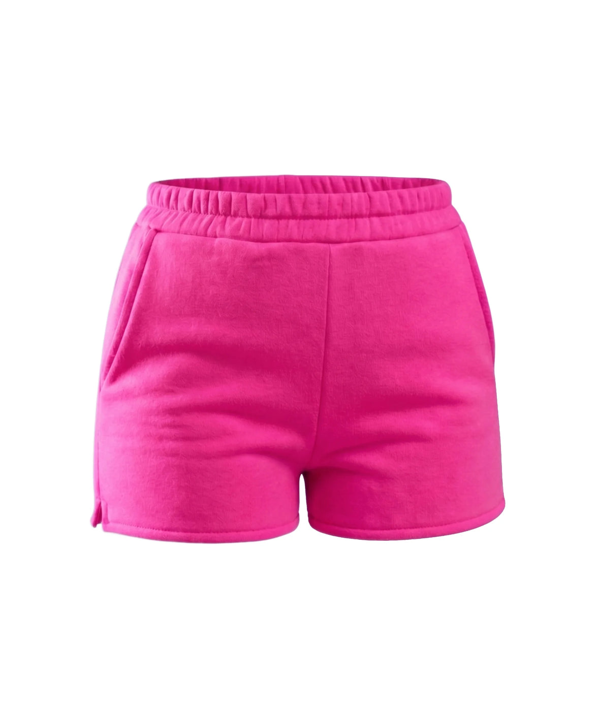 COIBA Casual Cut-Off Cotton Beach Shorts for Women - Studio White Background Shot