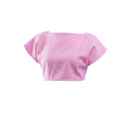 COIBA Loose Fit Oversized Breathable Cotton Shirt Top - Studio White Background Shot