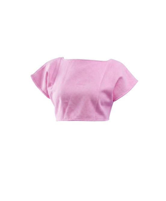 COIBA Loose Fit Oversized Breathable Cotton Shirt Top - Studio White Background Shot