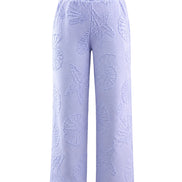 COIBA Relaxed Fit Wide Leg Lightweight Cotton Pants - Studio White Background Shot
