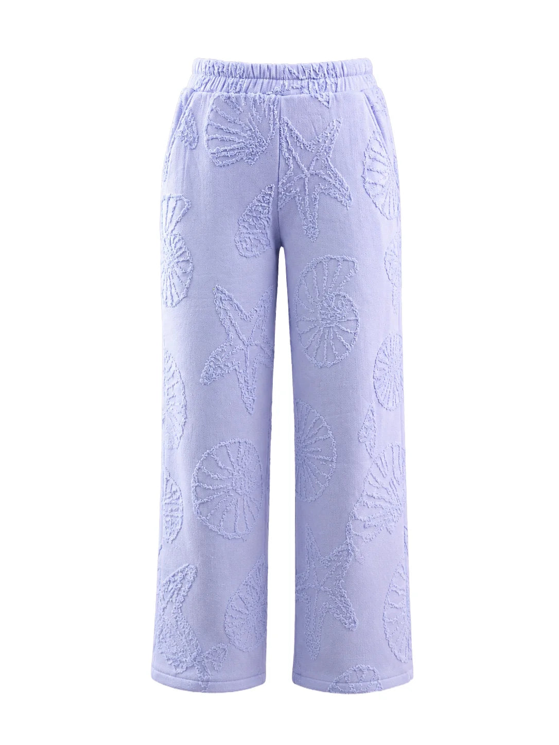 COIBA Relaxed Fit Wide Leg Lightweight Cotton Pants - Studio White Background Shot