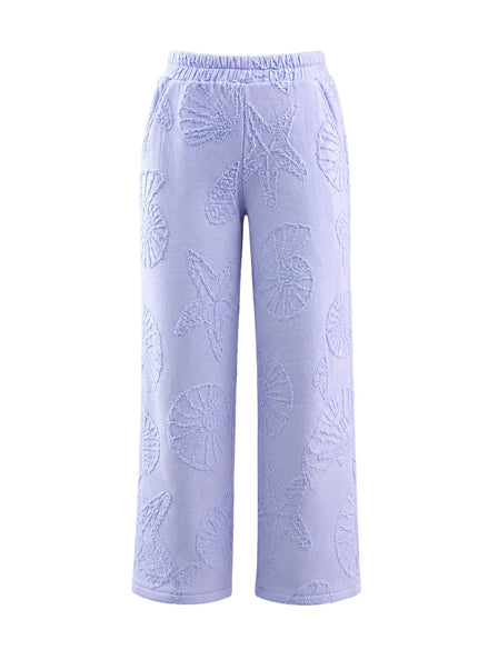 COIBA Relaxed Fit Wide Leg Lightweight Cotton Pants - Studio White Background Shot