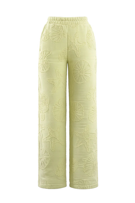 COIBA Relaxed Fit Wide Leg Lightweight Cotton Pants - Studio White Background Shot