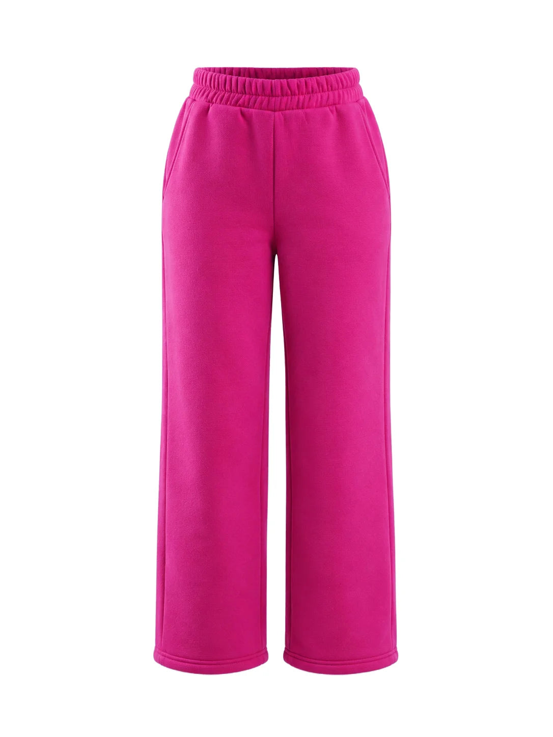 COIBA Relaxed Fit Wide Leg Lightweight Cotton Pants - Studio White Background Shot