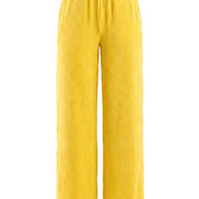 COIBA Relaxed Fit Wide Leg Lightweight Cotton Pants - Studio White Background Shot