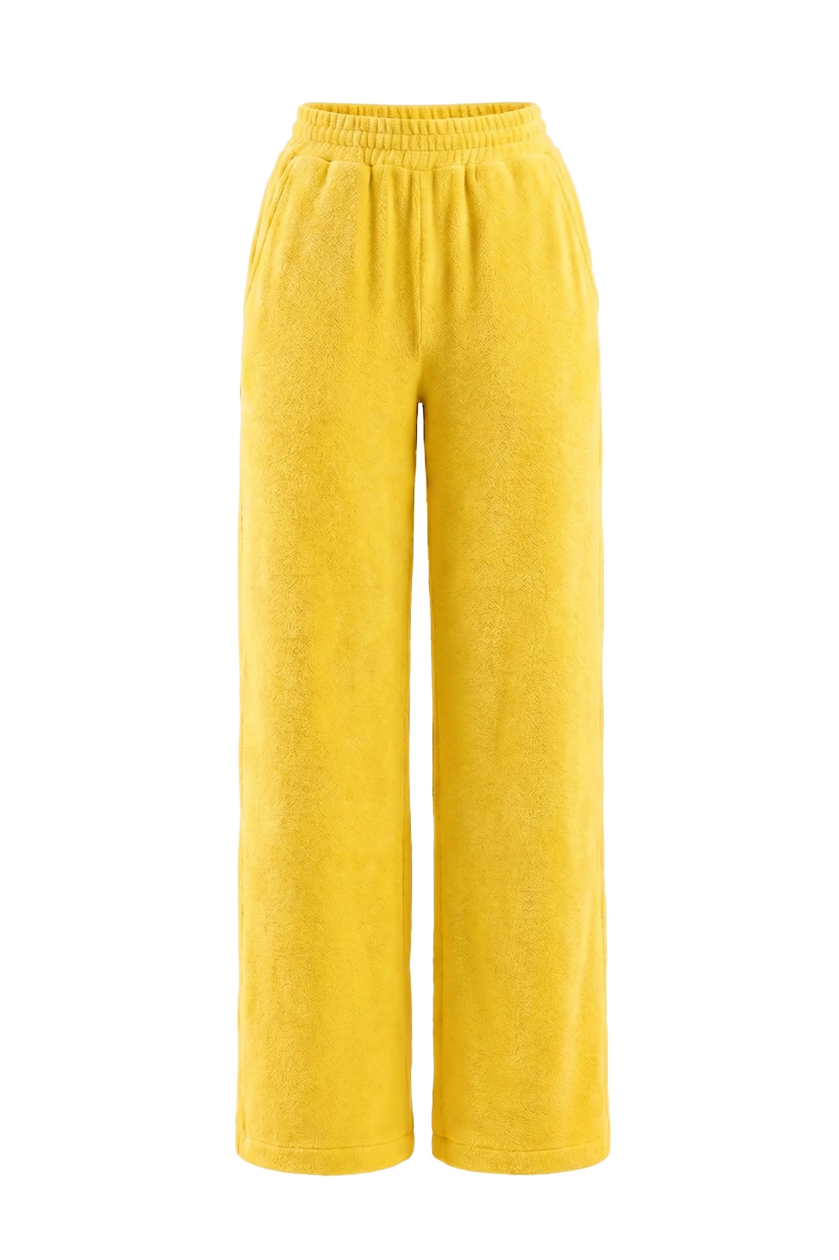 COIBA Relaxed Fit Wide Leg Lightweight Cotton Pants - Studio White Background Shot